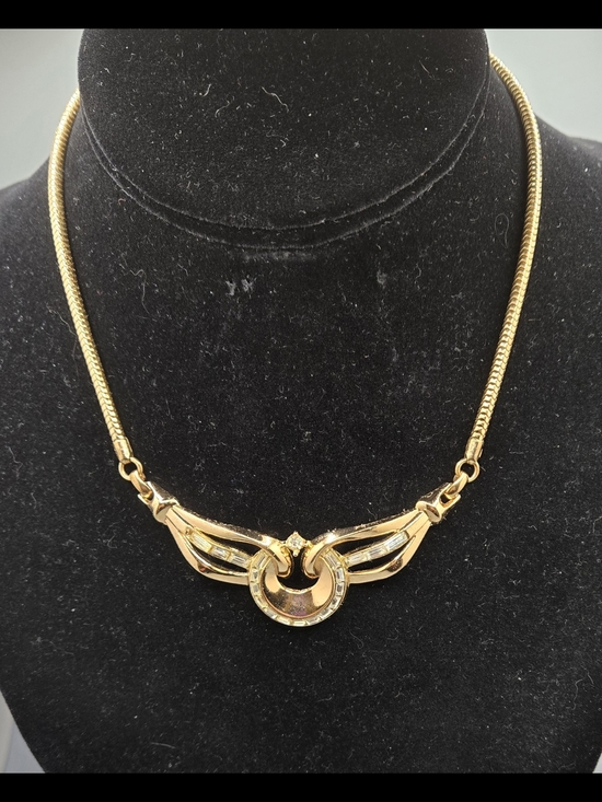 Crown Trifari Jewelry - 1950s Crown Trifari Alfred Phillipe Carousel Choker Necklace